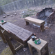 Illustration for article titled Firepit furniture complete and fully tested.